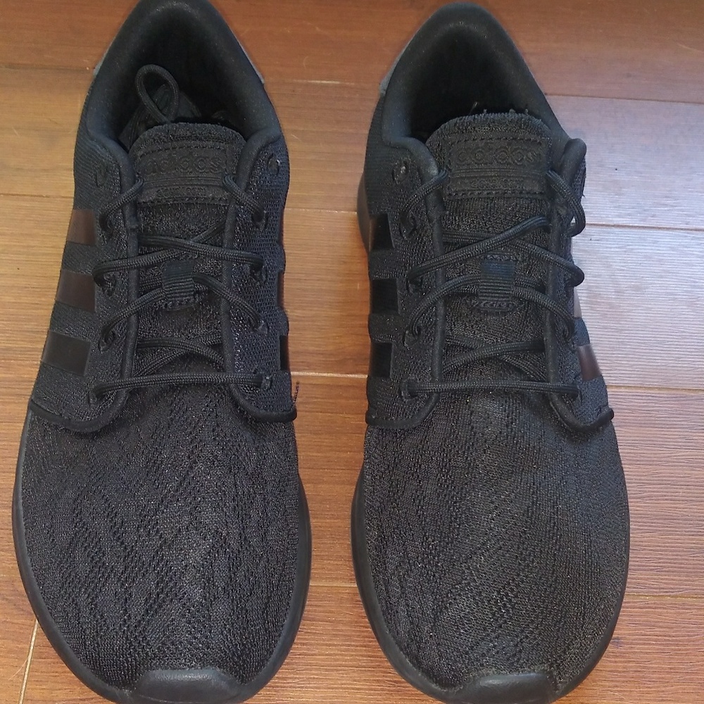 Adidas Women's Cloudfoam QT Racer All Black Sz 7.5